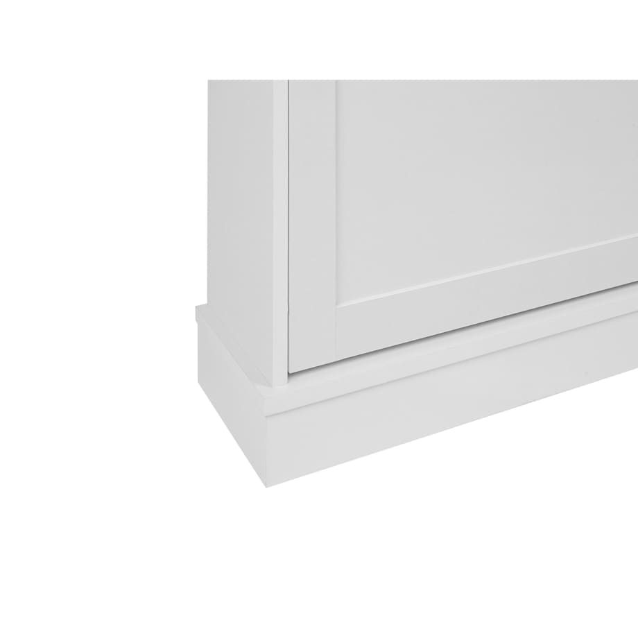 Szafka na buty 2 przegrody biała CHELAN