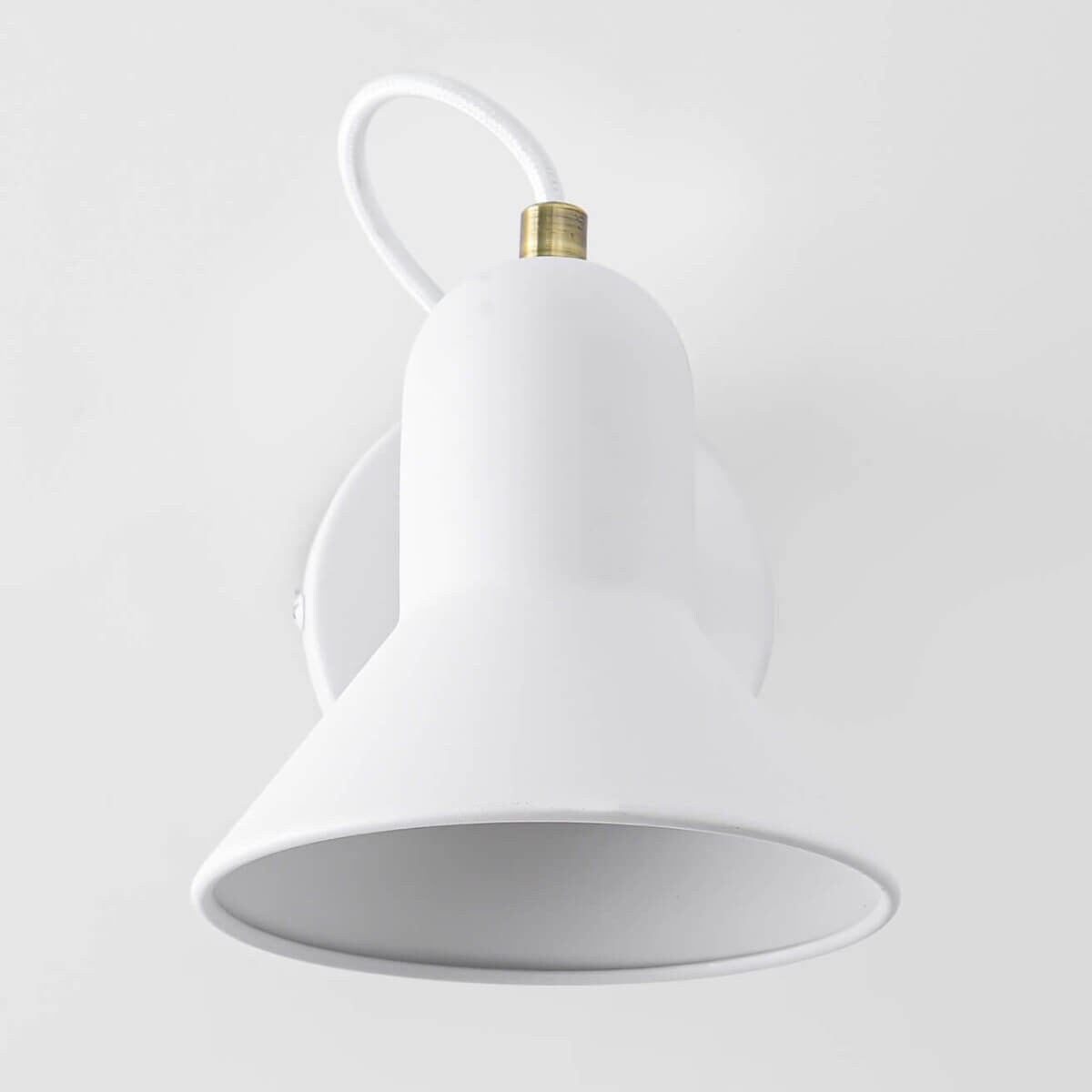 Kinkiet LAMPA ścienna ASTAMA LP-1122/1W WH Light Prestige industrialna OPRAWA metalowa regulowana biała