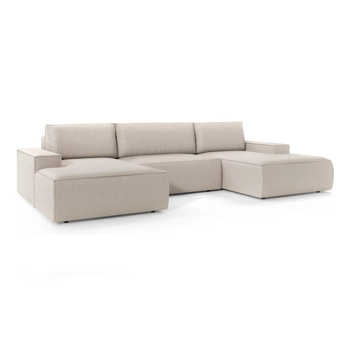 Narożnik z funkcją spania FELICIA U1 kremowy