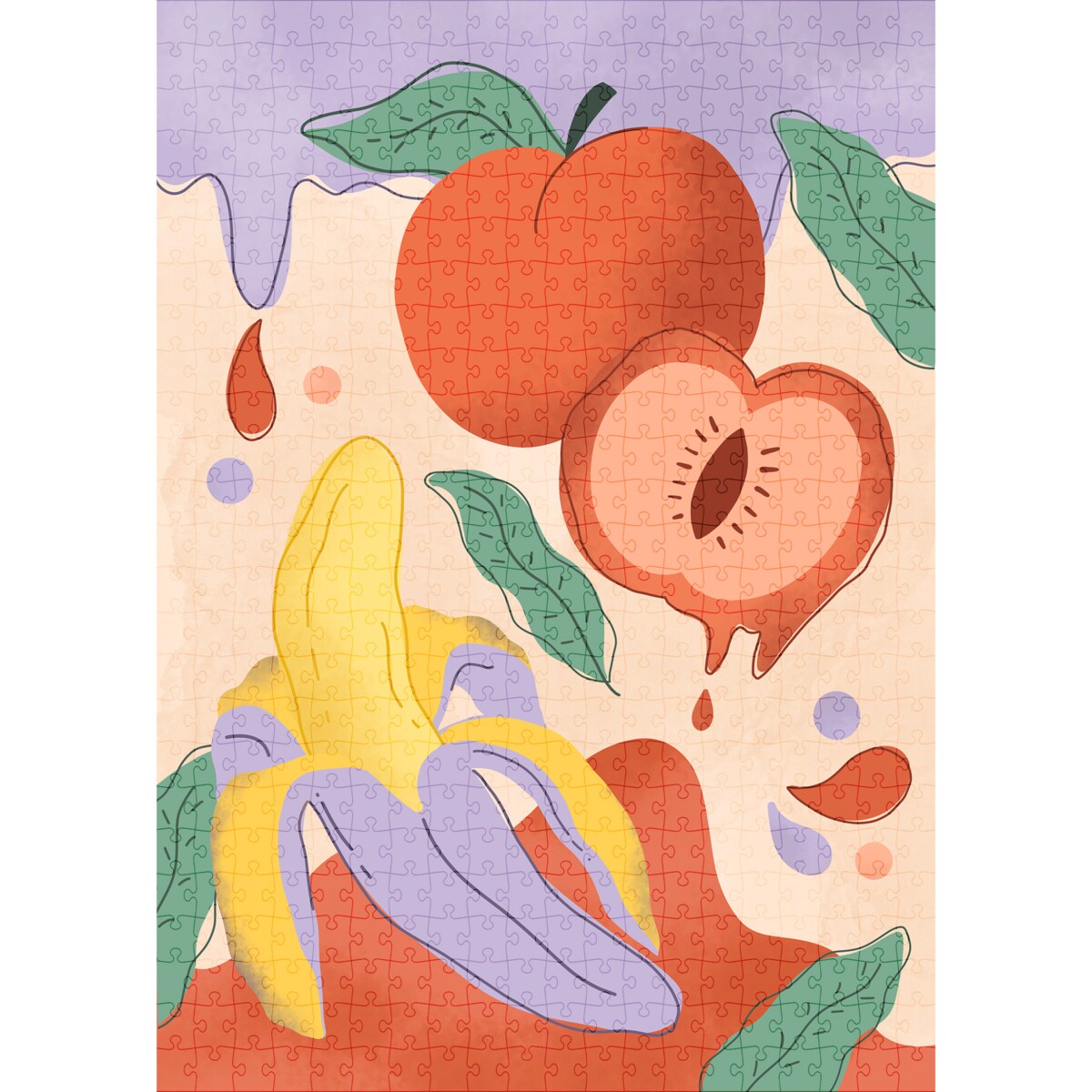 Muno Puzzle "Fruity" by Ola Kryngiert Puzzle 500 el. w ozdobnej tubie