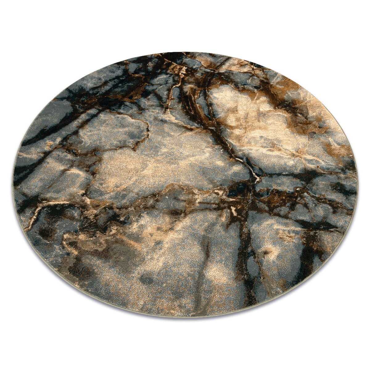 Dywan wełniany OMEGA ELIAN koło Marmur iron koło 200 cm