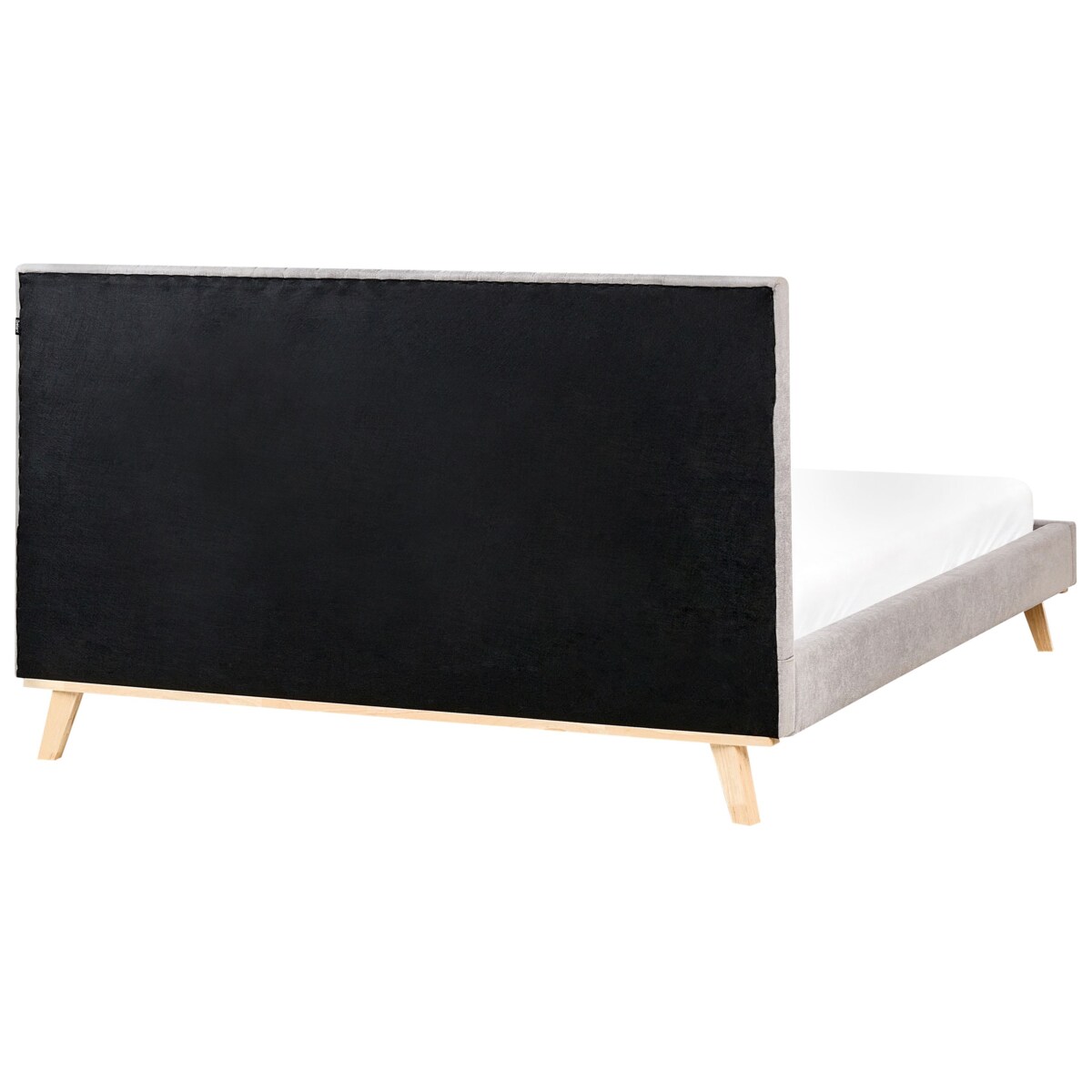 Łóżko Szenil TALENCE 160 x 200 cm Jasnoszary