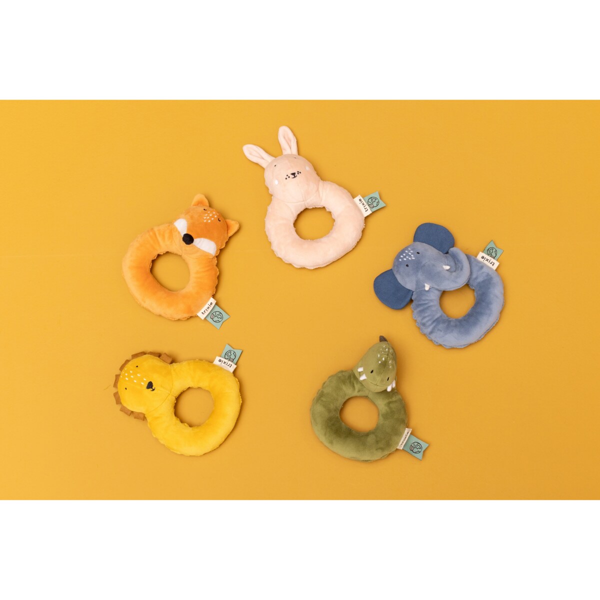 Materiałowa grzechotka - Lis Trixie Baby