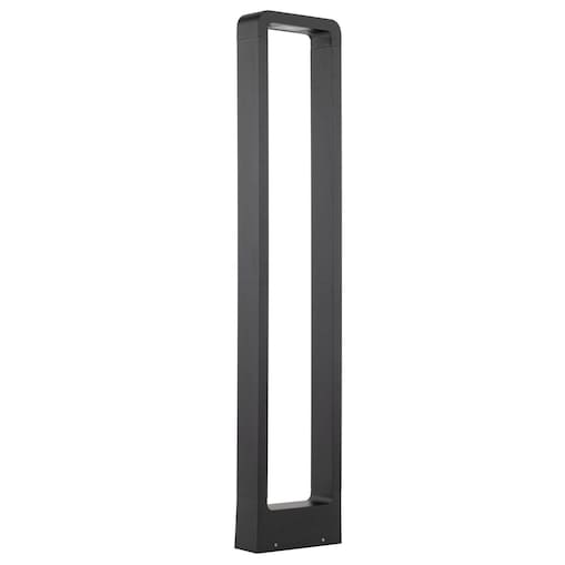 Lampa zewnętrzna słupek LED 10W IP54 TK Lighting ARIUS L Black 80 cm czarna ogrodowa na taras ścieżkę 230V