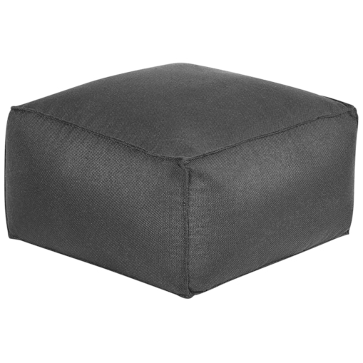 Puf 50 x 50 x 30 cm czarny MUKKI