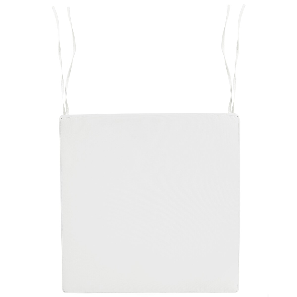 Zestaw 2 poduszek na krzesło ogrodowe SASSARI PREMIUM 46 x 46 cm Złamana biel