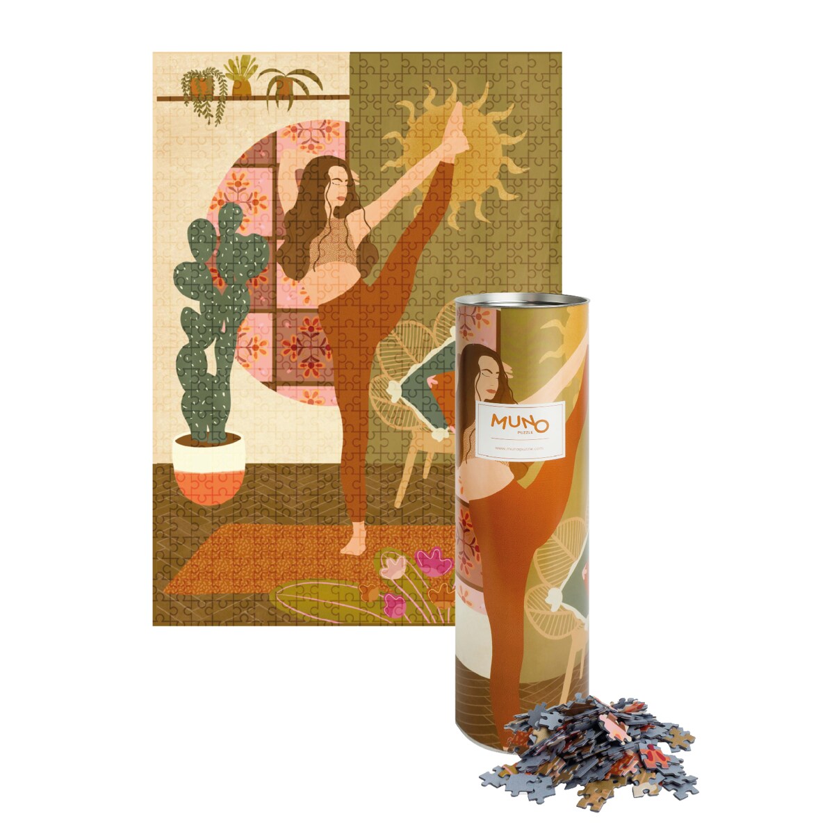 Muno Puzzle "Lift Me Up" Puzzle 1000 el. w ozdobnej tubie