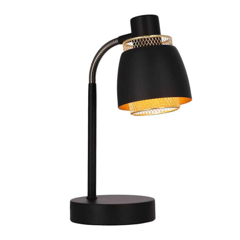 Regulowana lampka biurkowa Aleksandria 41-13774 Candellux złota czarna