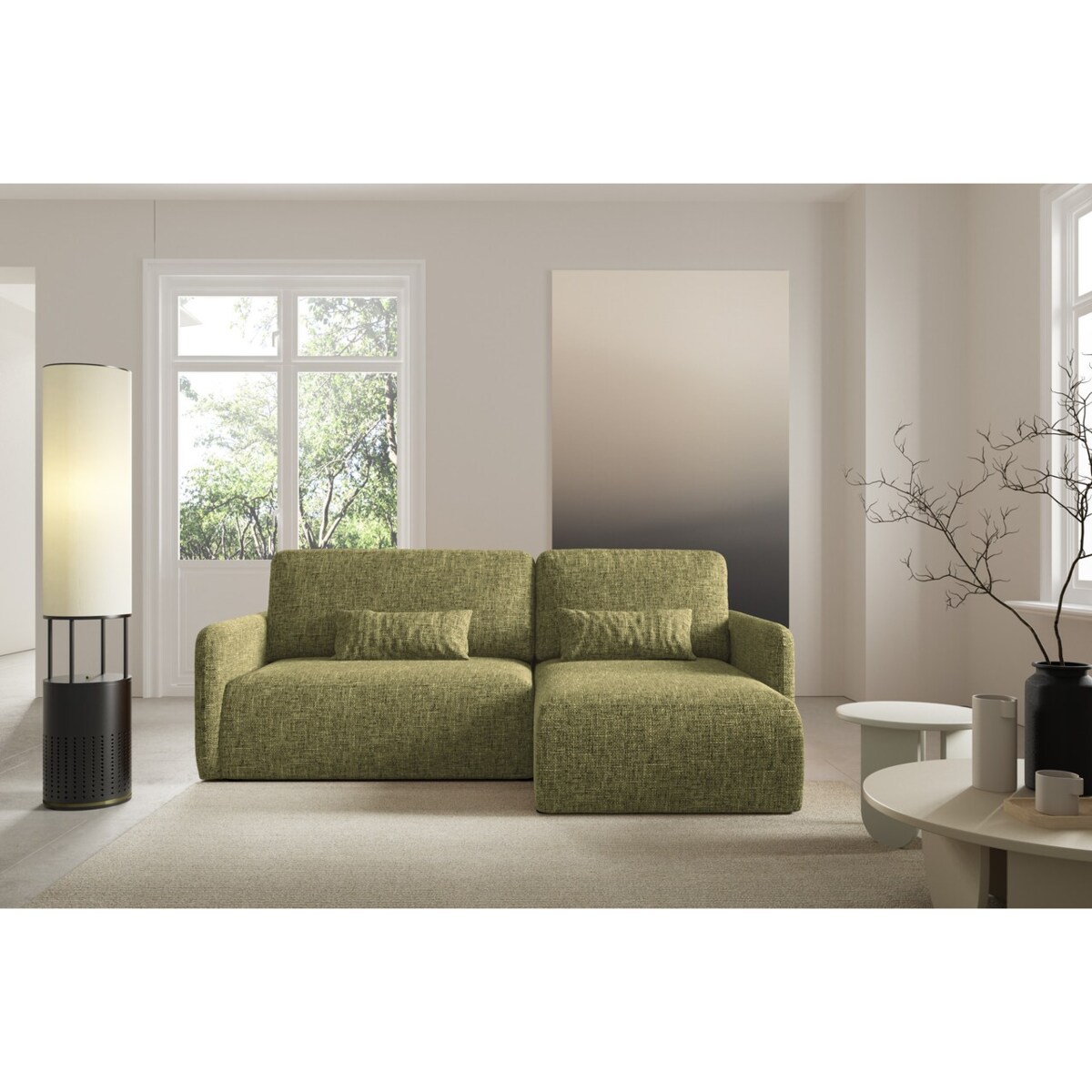 Narożnik LIVELLO L z funkcją spania Kolor: IMO 35