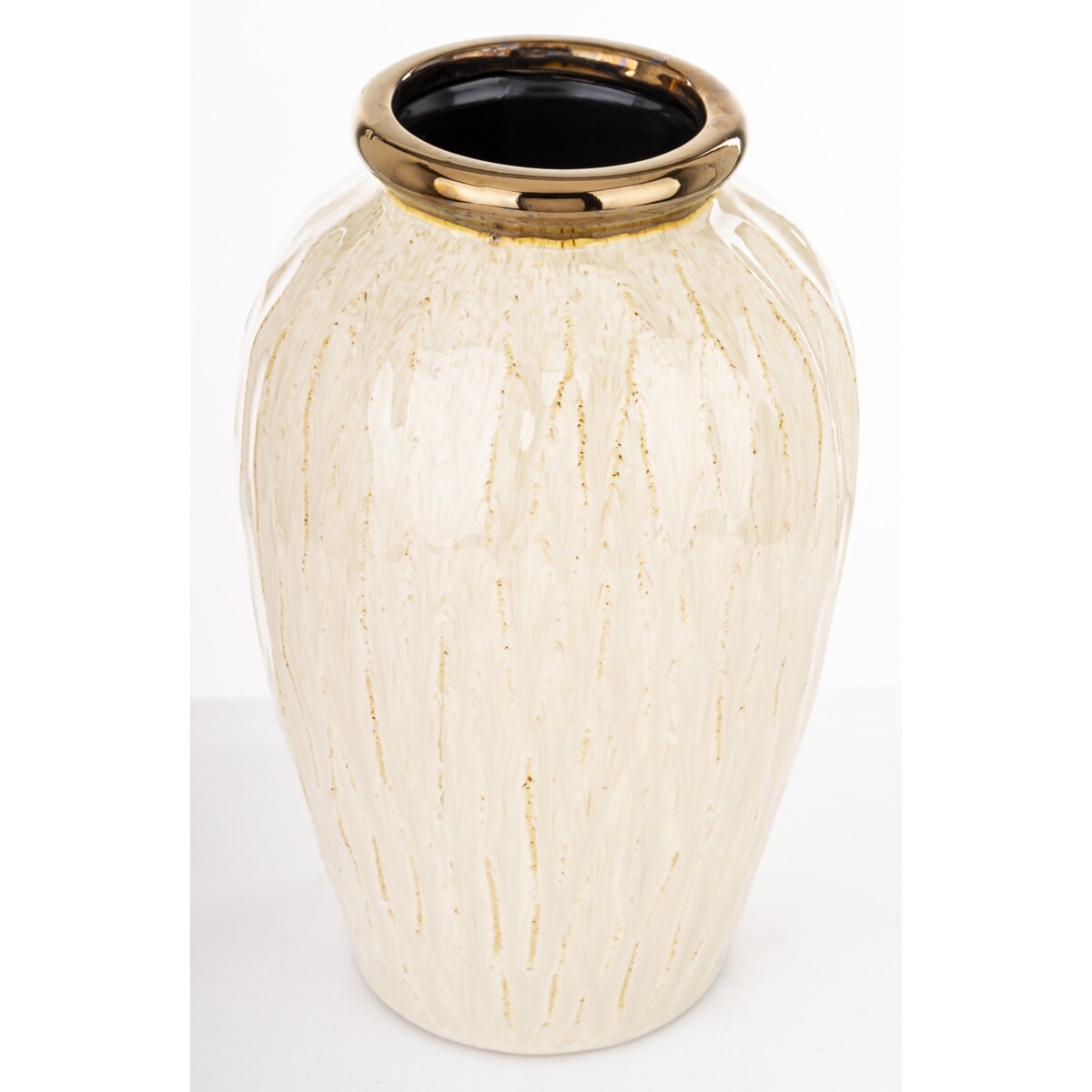 Wazon ceramiczny 32x19x19 cm MEEKE biały