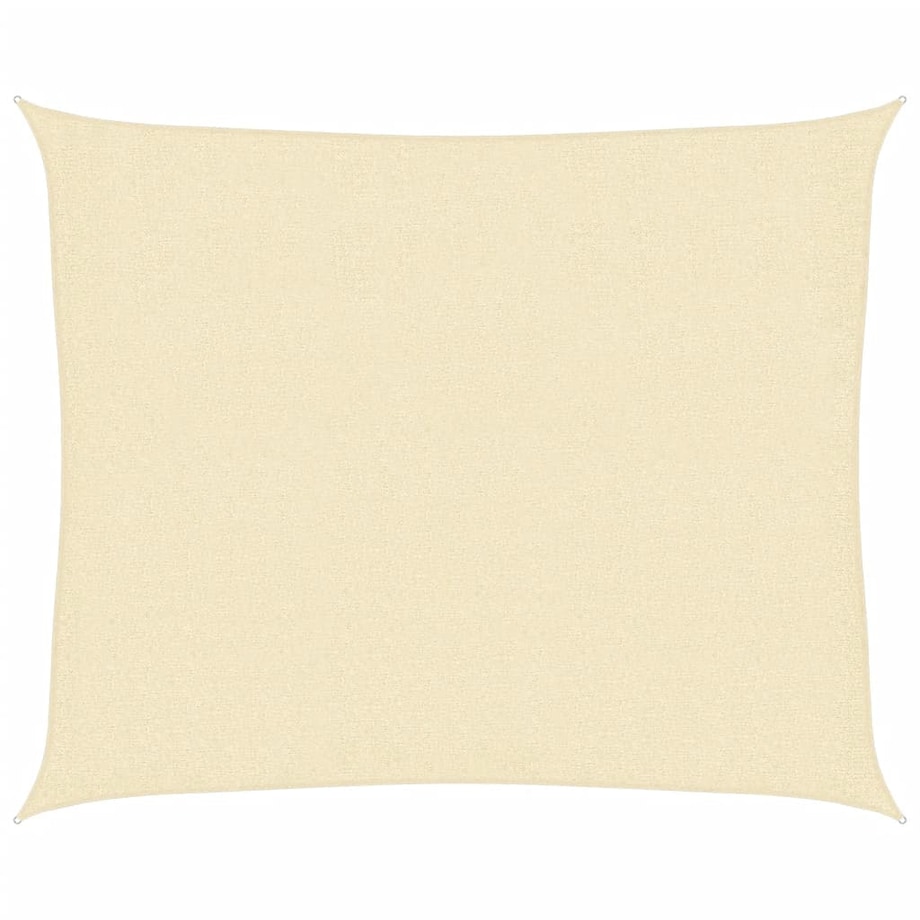 vidaXL Żagiel przeciwsłoneczny, 160 g/m², kremowy, 2,5x3 m, HDPE