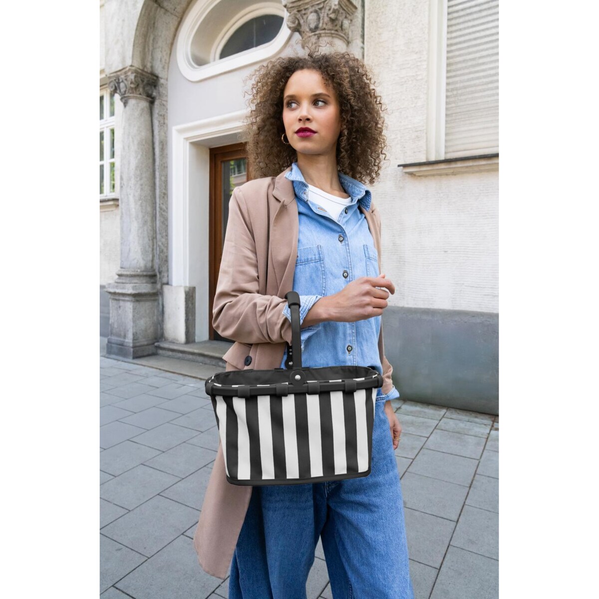Koszyk CARRYBAG XS, summerstripes black