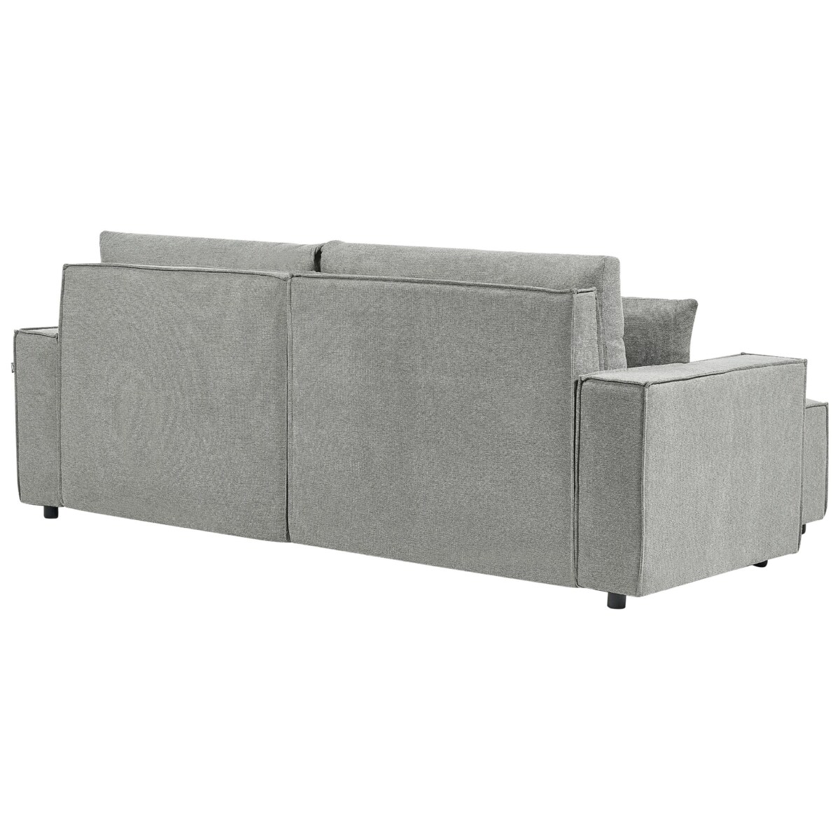 Narożnik prawostronny rozkładany z pojemnikiem szary KARILA