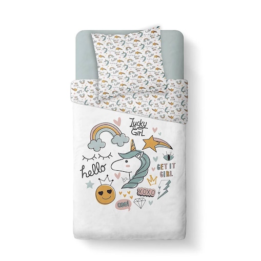 Pościel dla dziewczynki KOOL, 140 x 200 cm, dwustronna