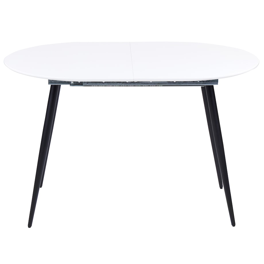 Stół do jadalni rozkładany STAVERTON Biały 120/160 cm 80 cm