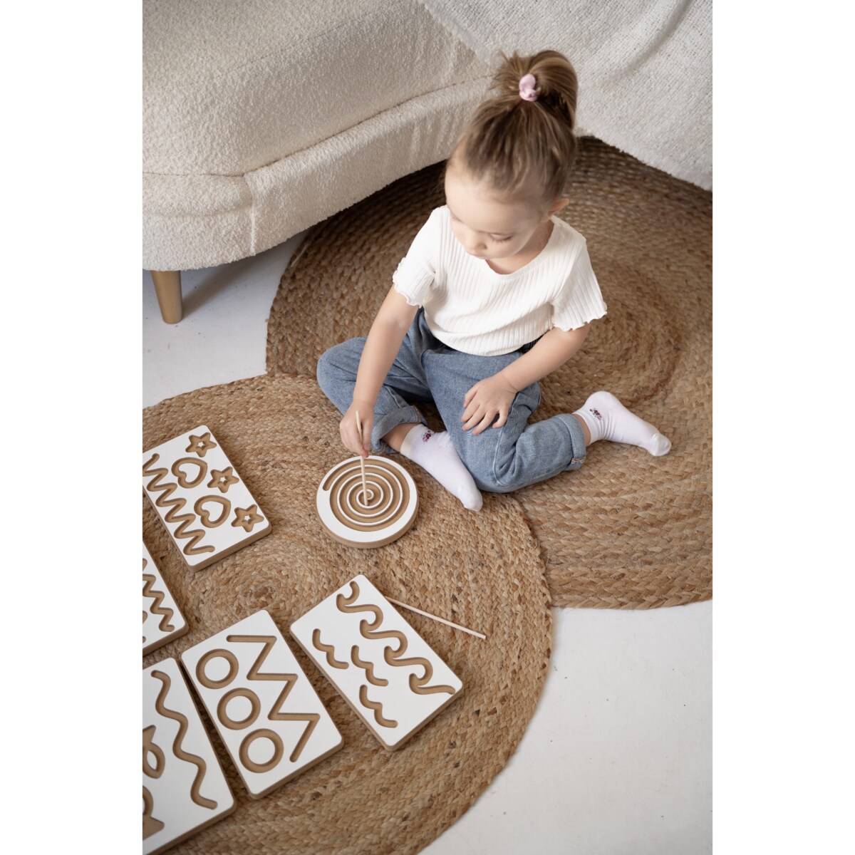 Zestaw 6 tabliczek grafomotorycznych