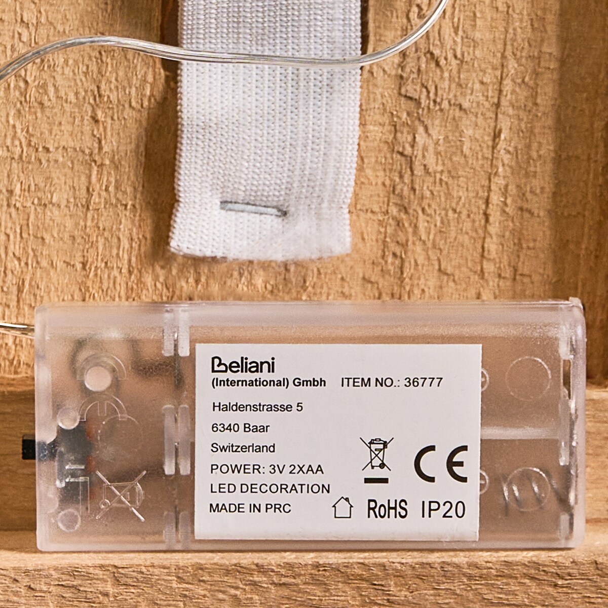 Dekoracja świąteczna LED LENTIRA Latarnia 80 cm Jasnobrązowy