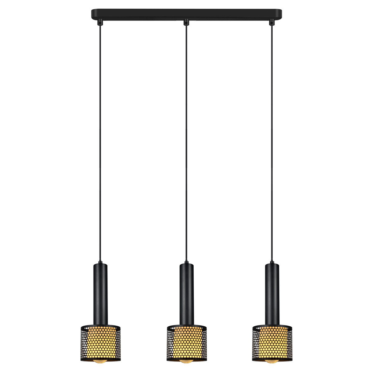 Lampa wisząca Light Prestige Amo czarny 3 x E27 1 szt.