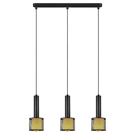 Lampa wisząca Light Prestige Amo czarny 3 x E27 1 szt.