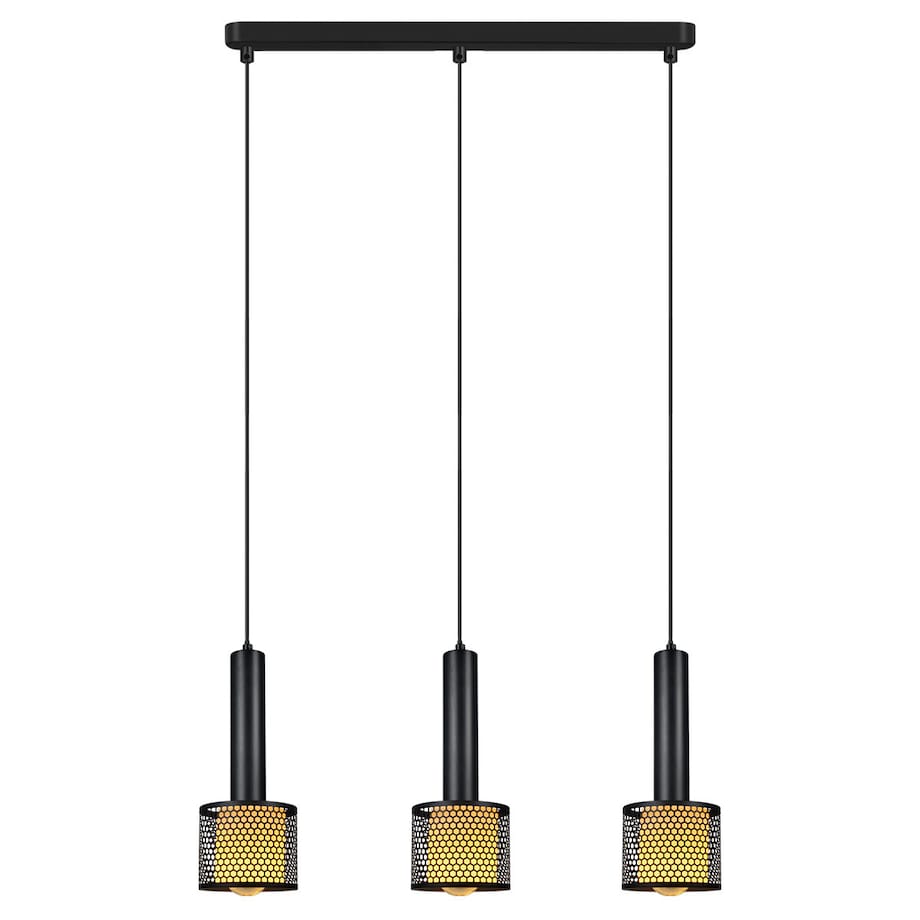 Lampa wisząca Light Prestige Amo czarny 3 x E27 1 szt.