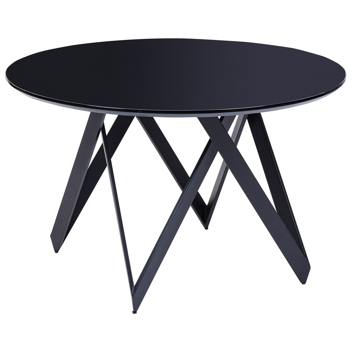 Stół do jadalni OXHILL Czarny 120 cm 120 cm