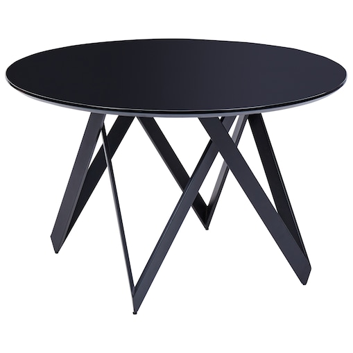 Stół do jadalni OXHILL Czarny 120 cm 120 cm