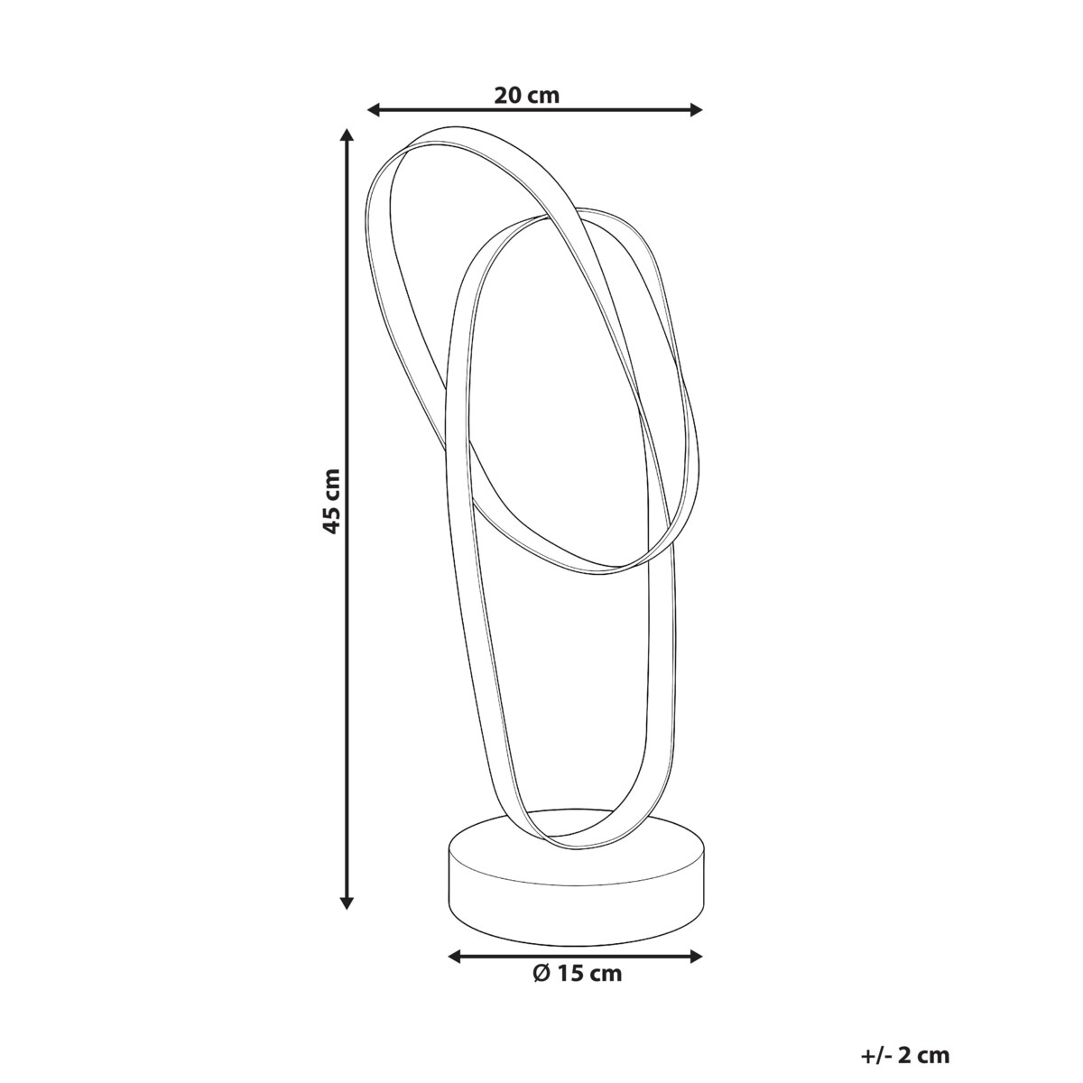Figurka dekoracyjna MILTON Metal Złoty