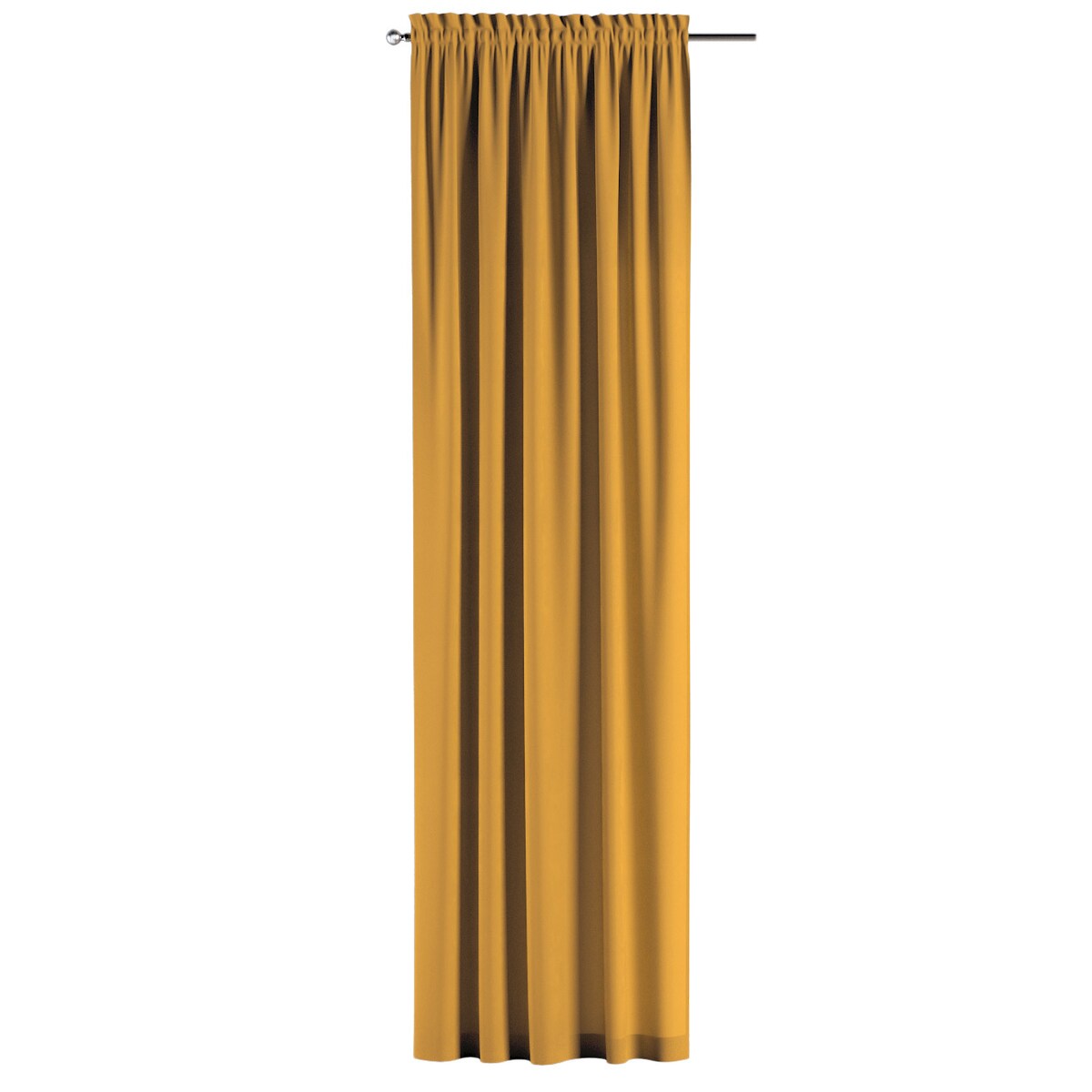 Zasłona na kanale z grzywką 1 szt. 130x260 miodowy