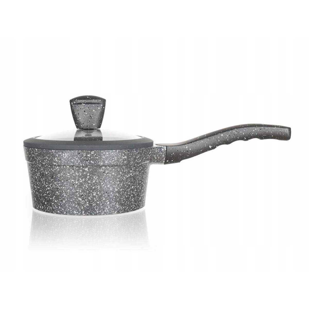 GARNEK RONDEL 16 cm 1,3 L POWŁOKA GRANITE banquet rondelek do gotowania