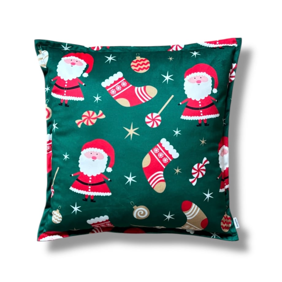 Poduszka dekoracyjna świąteczna Mikołaje Boże Narodzenie