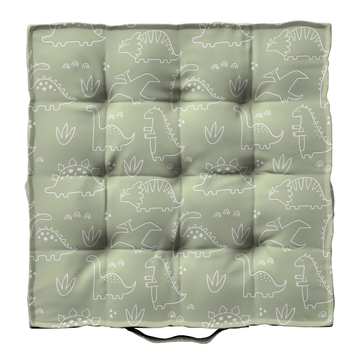 Siedzisko Tomi, zielony, 40 x 40 x 6 cm, Magic Collection