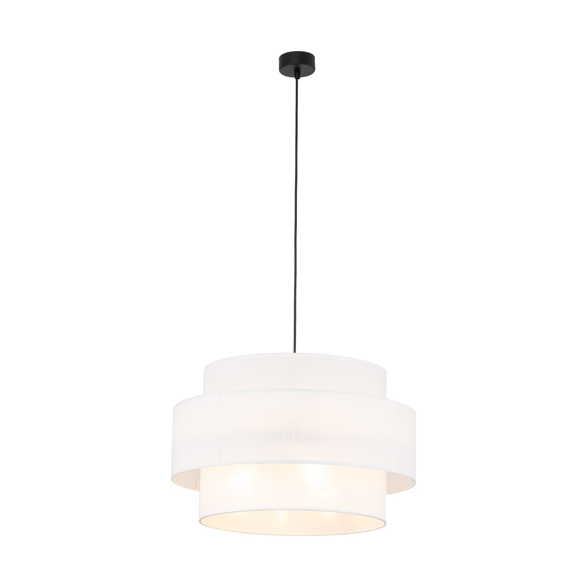 Lampa wisząca CALISTO WHITE 5363 TK Lighting biała 3xE27 regulowana do salonu i jadalni