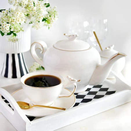 VILLA ITALIA Filiżanka do herbaty porcelanowa 180 ml PIAF