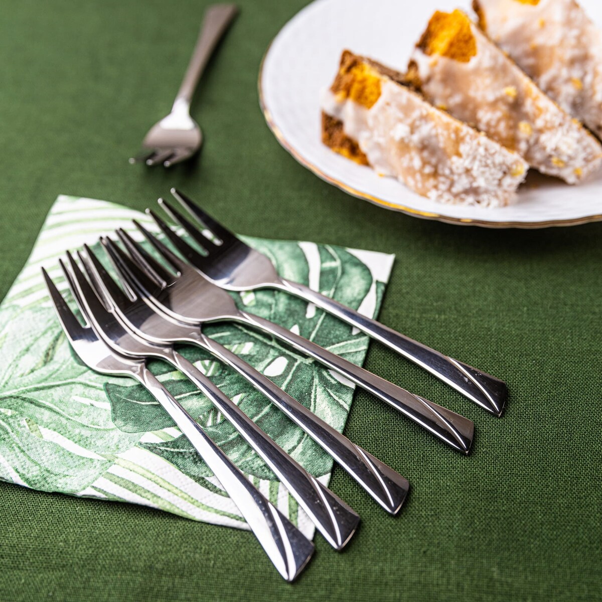 Widelczyki do ciasta zestaw 6 sztuk Połysk KINGHOFF