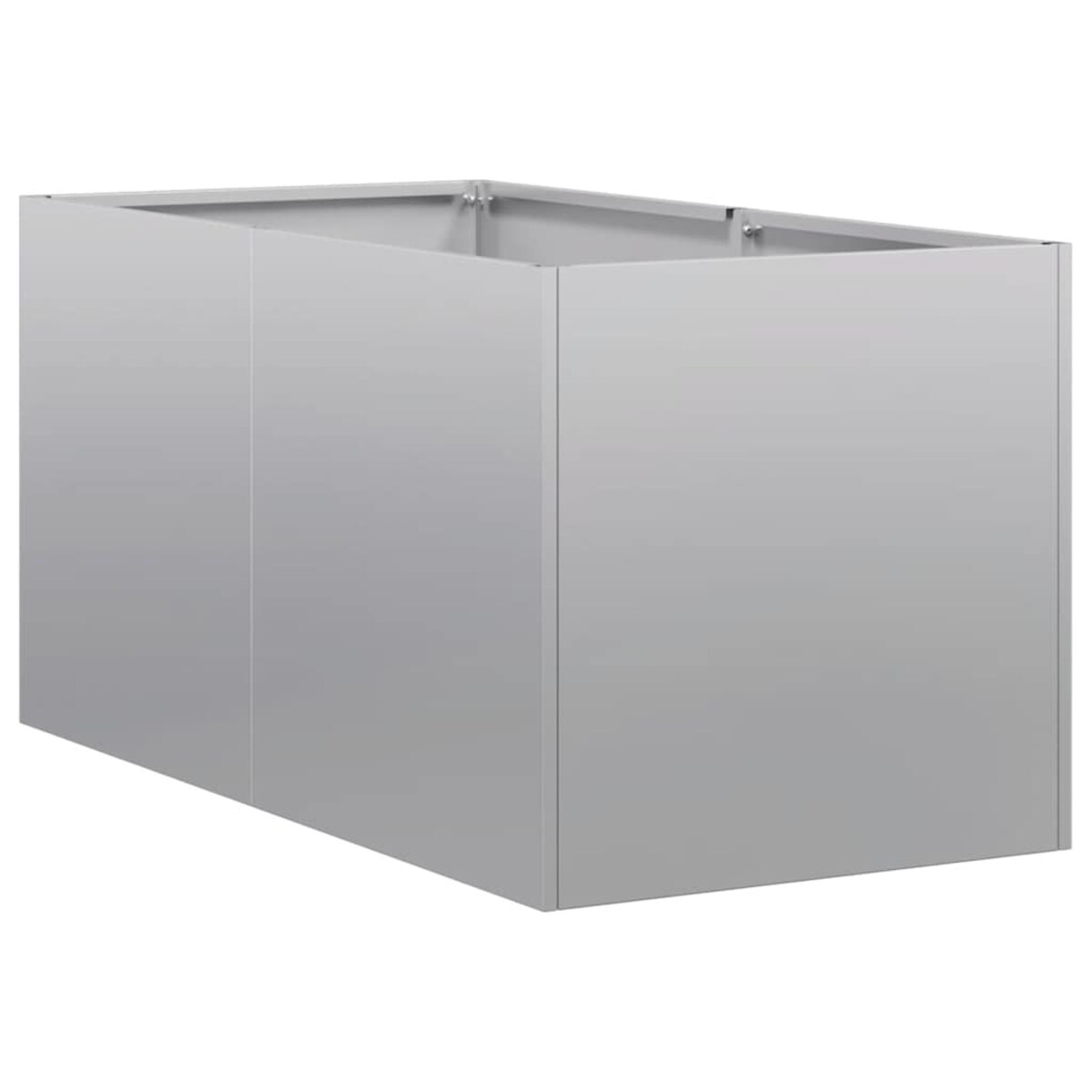 vidaXL Doniczka 40x80x40 cm Stal ocynkowana