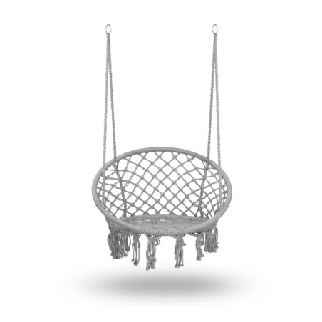 Huśtawka ogrodowa fotel bocianie gniazdo Sofotel Boho szary
