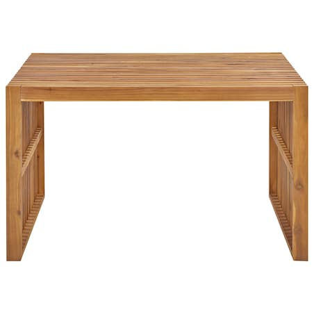 Stół ogrodowy BELLANO 70 cm 120 cm Drewno akacjowe Brązowy