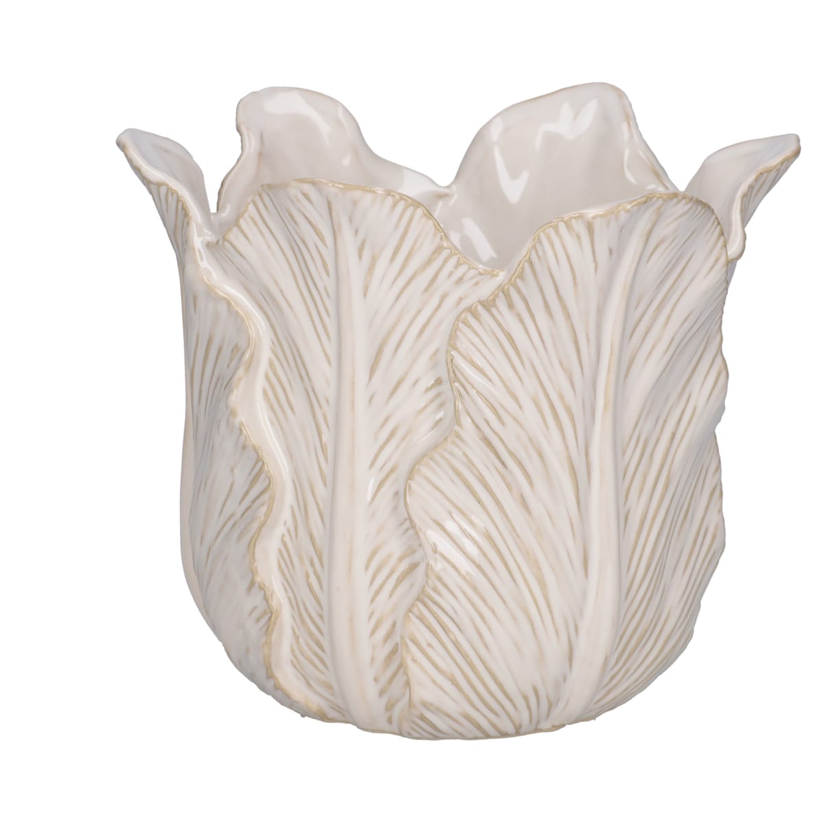 RITUALI DOMESTICI DORDOGNA Wazon ozdobny L biały