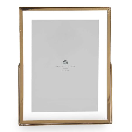 Metalowa ramka na zdjęcie, złota