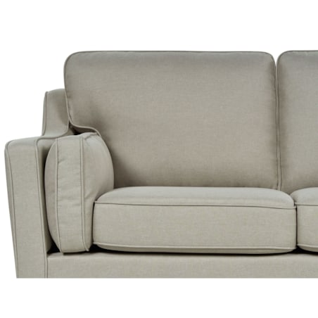 Sofa 3-osobowa tapicerowana beżowa LOKKA