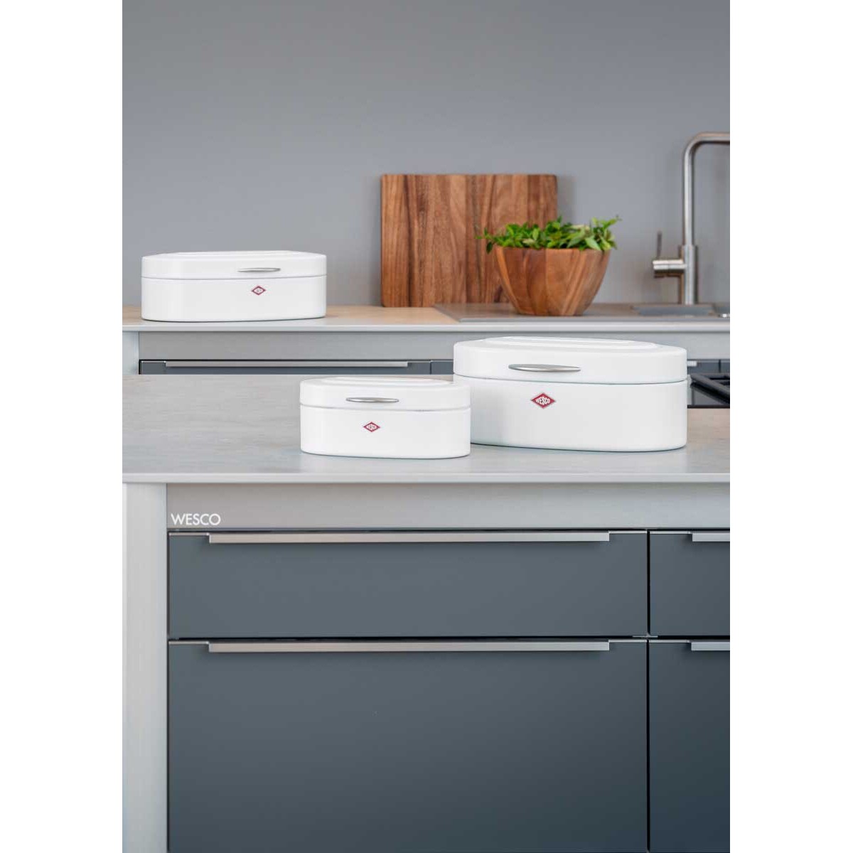 Pojemnik 225mm Mini Elly biały MATT Wesco