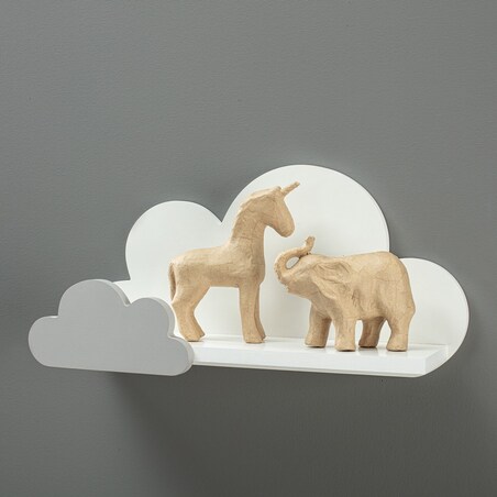 Półka Clouds Premium 53x19x27cm grey, 53 x 19 x 27 cm