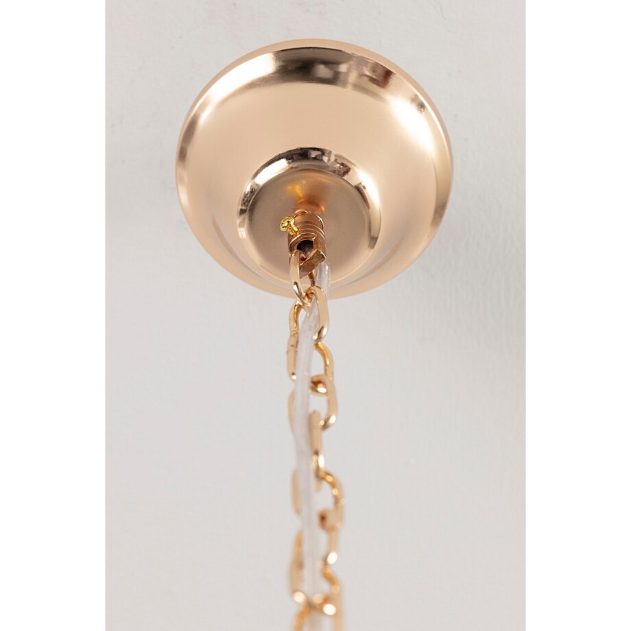 Lampa wisząca Crystal Gold, 46 x 28 cm