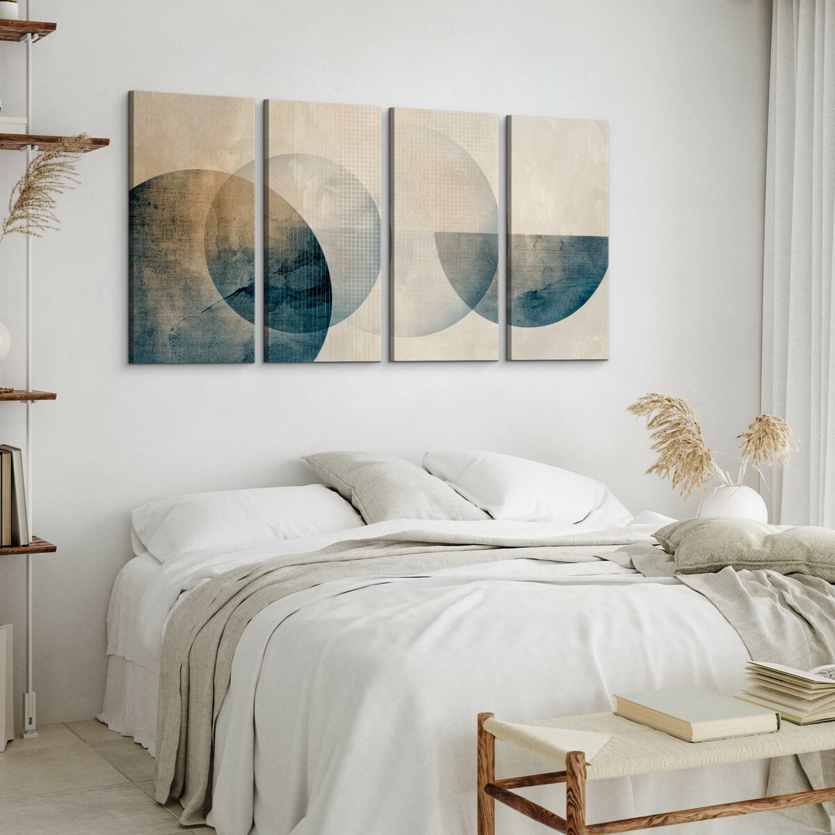 Obraz na płótnie Nowoczesna abstrakcja na betonie 120x60cm