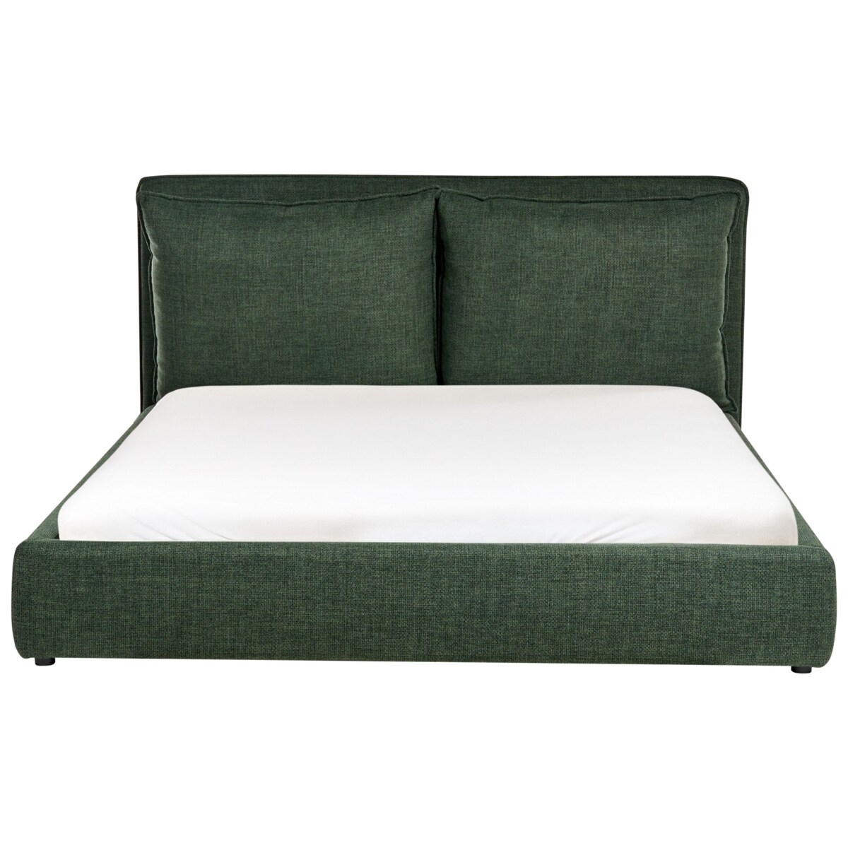 Łóżko BAJONNA 160 x 200 cm Ciemnozielony