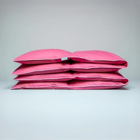 DAMSEN Kołdra PUCH i PIERZE (całoroczna) róż 200x200