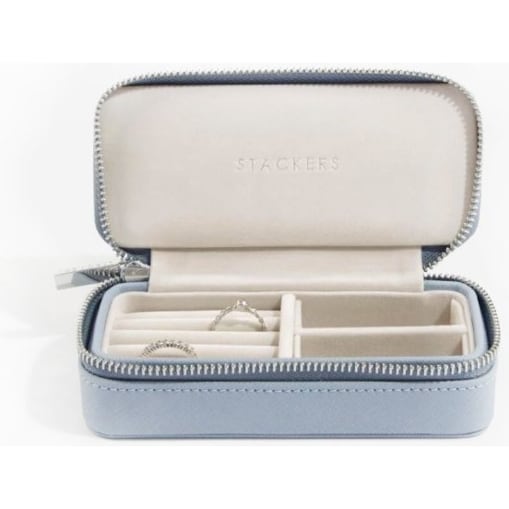 Pudełko podróżne na biżuterię Travel Medium Stackers dusky blue