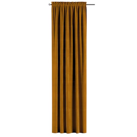 Zasłona na kanale z grzywką 1 szt. 130x260 miodowy