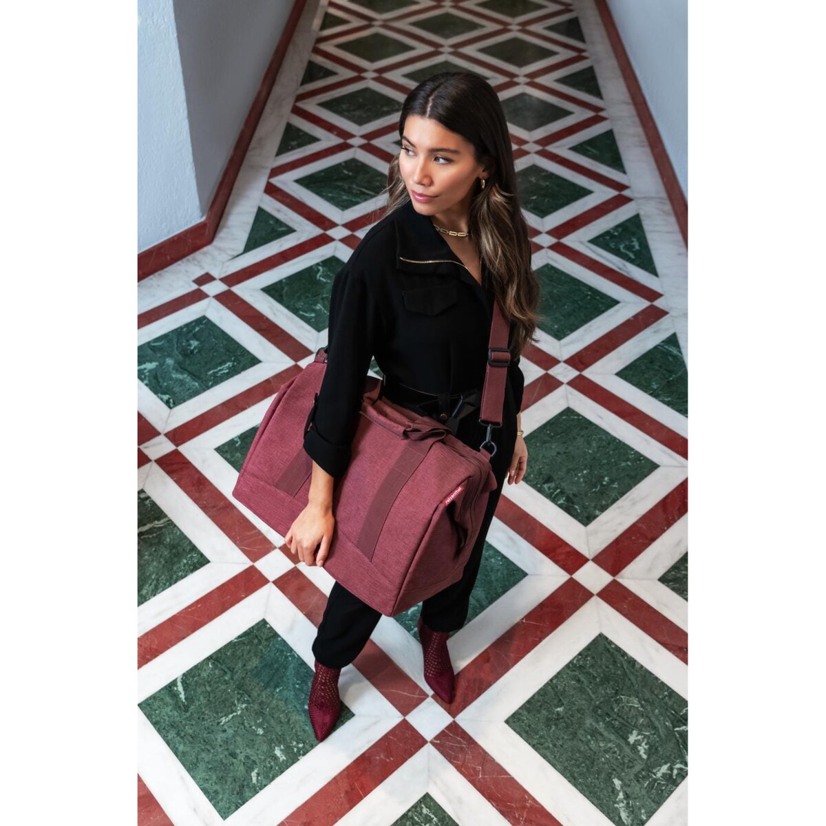 Torba ALLROUNDER L, twist maroon