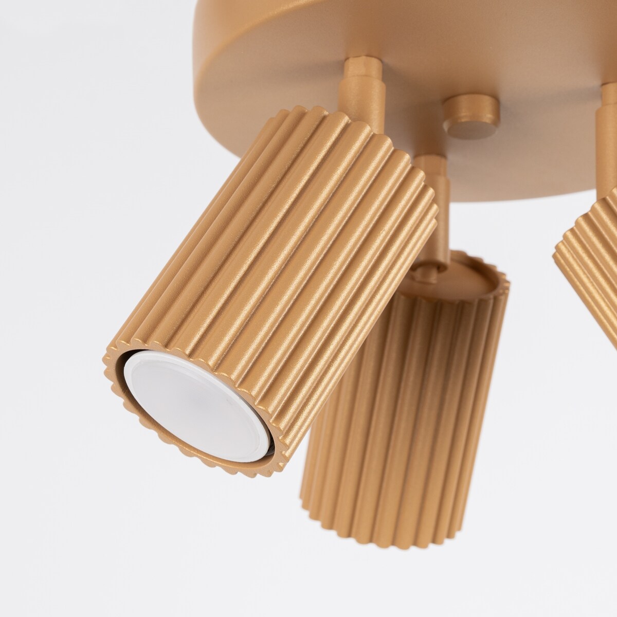 Plafon KARBON 3P złoty